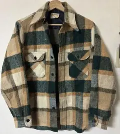 50s 60s Fox Knapp USAチェックシャツ