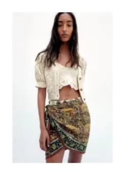 Zara ザラ　オープンニットカーディガン