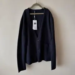 LACOSTE ラコステFR2 ネイビー Vネックカーディガン マリーン