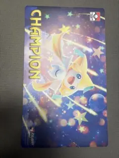 ポケモンカード リーフィア プレイマット CHAMPION - メルカリ