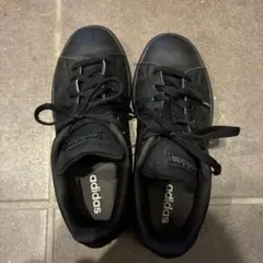 adidas ブラック スニーカー 23センチ