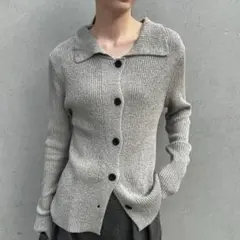 select MOCA サマーニットカーディガン　グレー