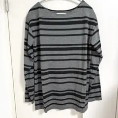 新品タグ付きUngrid ランダムボーダーロンTee Fサイズのサムネイル