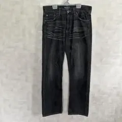 VILLAND デニムパンツ ブラック メンズ