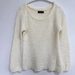 EGOIST エゴイスト ニット セーター 白 ホワイト 韓国製 春 秋 冬