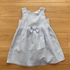 H&M リボン ワンピース　2-3y