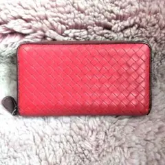 BOTTEGA VENETA イントレチャート 長財布 レッドのサムネイル