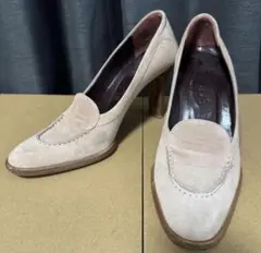 TOD'S ベージュ スエード パンプス 35.5