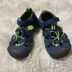 KEEN サンダル ブルー/グリーン　17cm