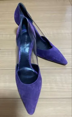 Giorgio Armani パープル　パンプスのサムネイル