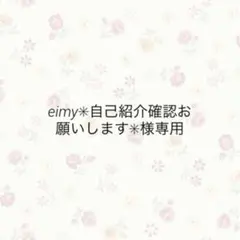 eimy✳︎自己紹介確認お願いします✳︎様 リクエスト 2点 まとめ商品