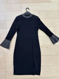 カルバンクライン　ブラックニットワンピース