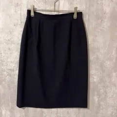 DAKS ウール混　タイト　膝丈スカート シンプル　綺麗め　上品　セレモニーのサムネイル