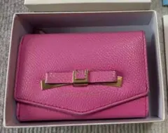 Samantha Thavasa 三つ折り財布 ピンク リボンのサムネイル