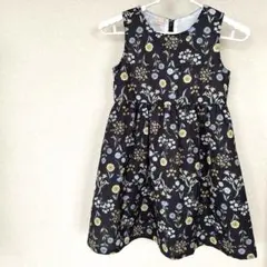 プティマインpetit main  ワンピース　花柄　ボタニカル柄　120㎝