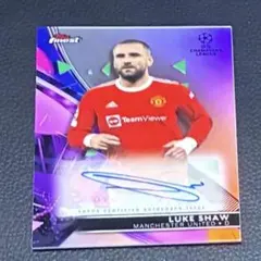 topps Luke shaw ルーク・ショー 直筆サインカードauto