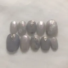 【オーダー受付可能】奥行きホロニュアンスネイル