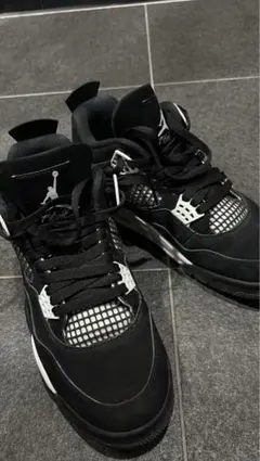 極美品 最終値下げ特別価格 Air Jordan 4 White Thunder - メルカリ