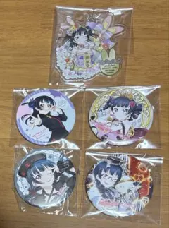 ラブライブ　サンシャイン　Aqours 缶バッジ　キーホルダー 津島善子