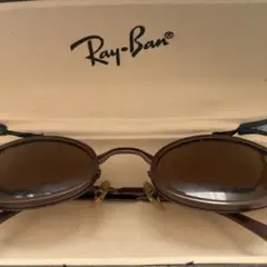 Ray-Ban ブラウン オーバル サングラス