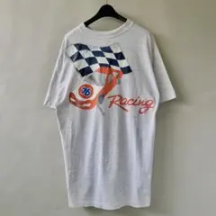 76 Racing グレー 90s Tシャツ チェッカーフラッグのサムネイル