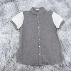 『earth music&ecology』トップス　 半袖シャツ　チェック M