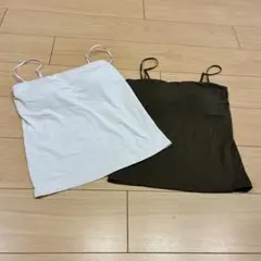 2枚セット　UNIQLO エアリズムコットンブラチューブトップ　M