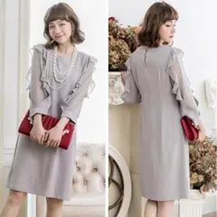 ワンピース レディース 膝丈 パーティードレス 結婚式