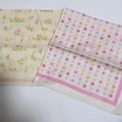 【新品、未使用】クレイサス大判ハンカチとレノマハンカチの2枚セット