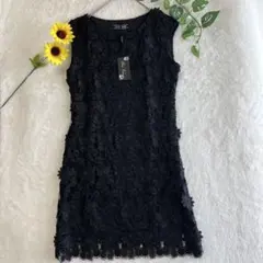 【新品】 Pour vous 総レース ノースリーブワンピース 結婚式 二次会