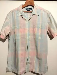 Polo by Ralph Lauren 半袖シャツ M パステルカラー
