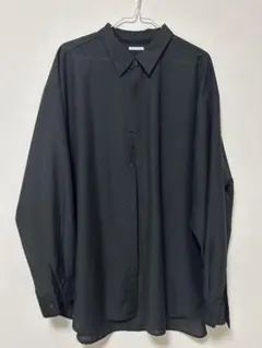 GU シアーオーバーサイズシャツ　XL ブラック