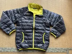 PERFECT DASH ダウンジャケット150アウター フードなし 黒ブラック