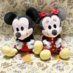 こてっとぺったん BIGぬいぐるみ ミッキーマウス・ミニーマウス