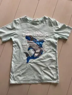お値下げ！H&M キッズ　スパンコールTシャツ　140cm