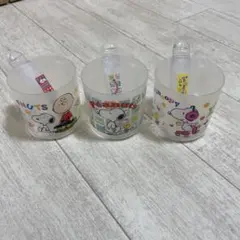 スヌーピー　子供用歯ブラシ付きコップ　3点セット　未使用