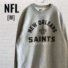 [NFL]NEW ORLEANS SAINTS ロゴスウェット アメフト グレー