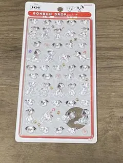 新品未開封　ボンボンドロップシール　ミニ　101匹わんちゃん　サンスター文具