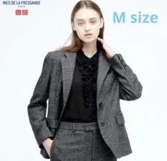 UNIQLO×INES コラボ　テーラードジャケット　グレー　M