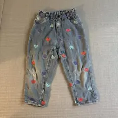 modrid ハート刺繍デニムパンツ　90
