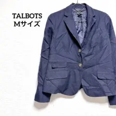 TALBOTS ネイビー テーラードジャケット US6 M相当 レディース 通勤