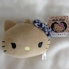 日焼けキティ ぬいぐるみ ミラー ヒョウ柄