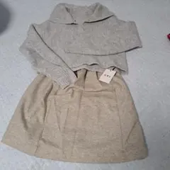 新品GRL グレー ニット とスカート未使用用