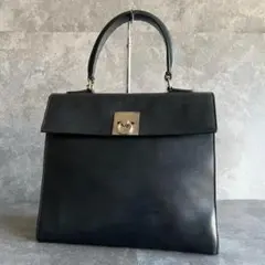 ⭐️CELINE⭐️セリーヌ ガンチーニ金具 レザー ハンドバッグ ブラック