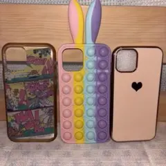 iPhone12ケース 3点セット