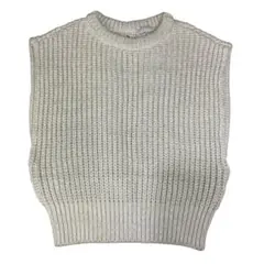 新品未使用 ユナイテッドアローズ　バックスリット　ノースリーブニット