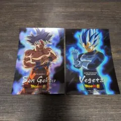 ⑮ DORAGONBALL ドラゴンボール メタリックシート 第2弾 2枚セット