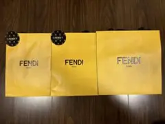 FENDI イエローショップ袋 3点セット