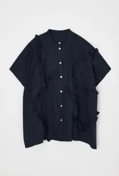 ENFOLD ALIEN FRILL SQUARE SHIRTブラック - メルカリ