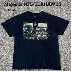 希少】NFL シアトル・シーホークス 第40回スーパーボウル記念 Tシャツ